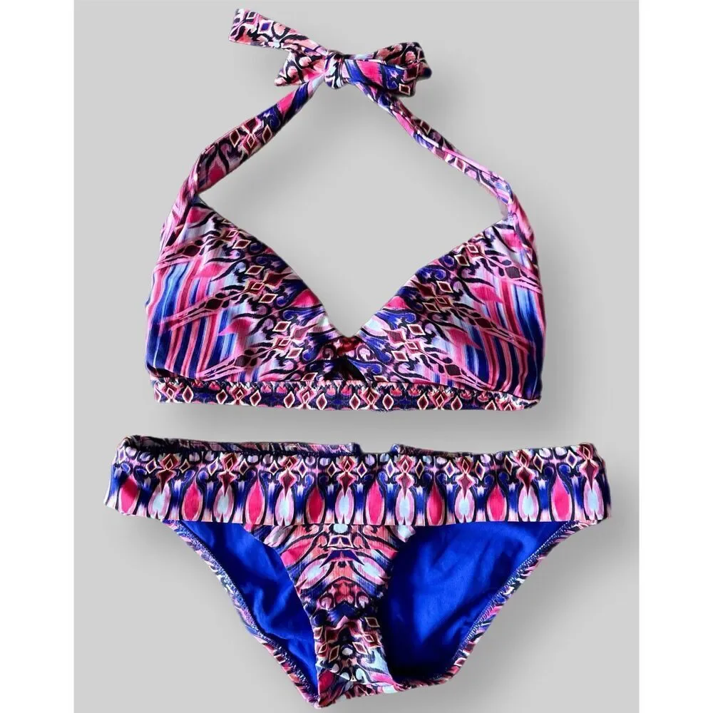 BECCA Multicolor Patterned Bikini